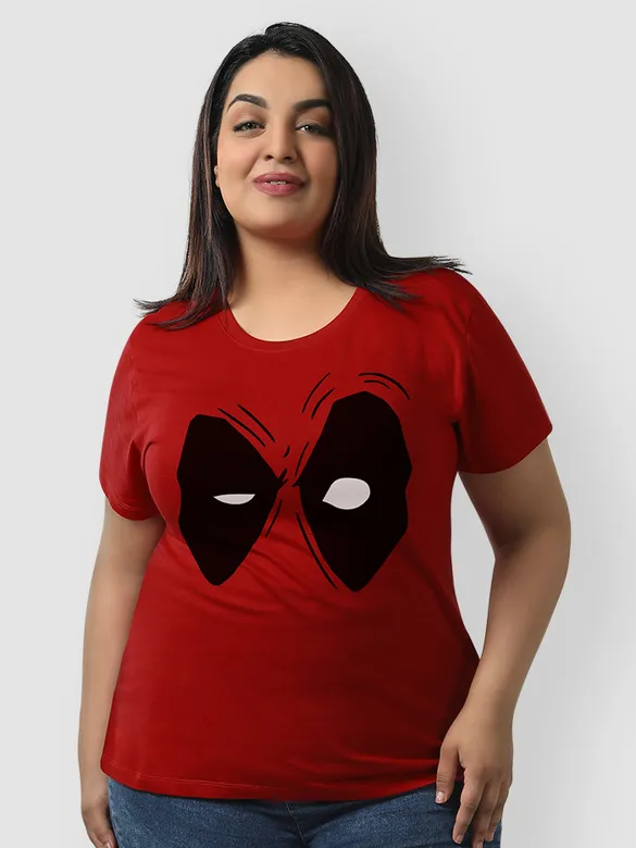 Deadpool Eye Plus Size Women T-shirts