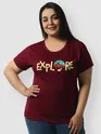 Explore Women Plus Size T-shirt