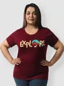 Explore Women Plus Size T-shirt