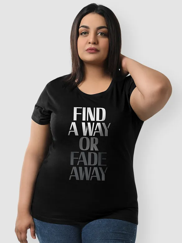Find or Fade Women Plus Size T-shirt
