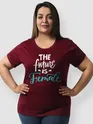 Future is Female Women Plus Size T-shirt