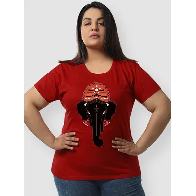 Gajanan Women Plus Size T-shirt