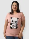 Gamer Panda Women Plus Size T-shirt, 
