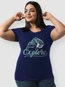 Go Explore Women Plus Size T-shirt