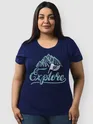 Go Explore Women Plus Size T-shirt