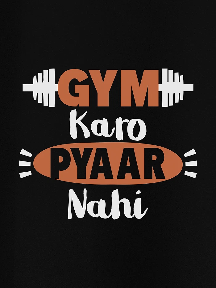 Gym Karo Pyaar Nahi Women's Plus Size T-shirt