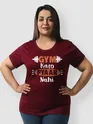 Gym Karo Pyaar Nahi Women's Plus Size T-shirt