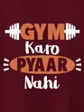 Gym Karo Pyaar Nahi Women's Plus Size T-shirt