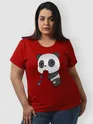 Hungry Panda Women Plus Size T-shirt, 