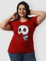 Hungry Panda Women Plus Size T-shirt