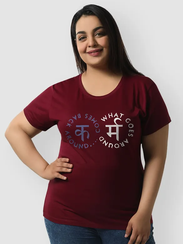 Infinity Karma Women's Plus Size T-shirt