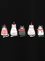 Jingle Cats Women Plus Size T-shirt