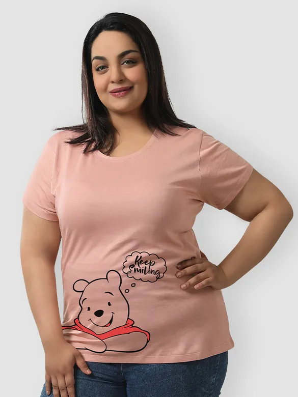 Keep Smiling Women's Plus Size T shirts