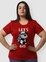 Lets Go Panda Women Plus Size T-shirt