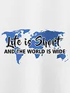Life is Short Women Plus Size T-shirt