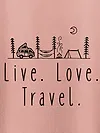Live Love Travel Women Plus Size T-shirt