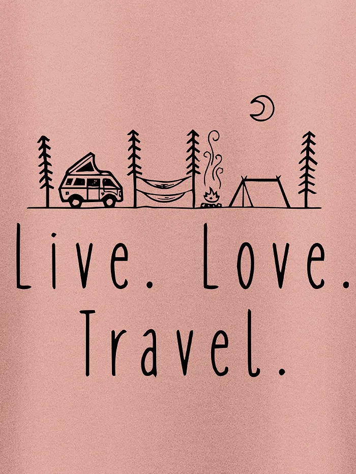 Live Love Travel Women Plus Size T-shirt