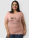 Live Love Travel Women Plus Size T-shirt