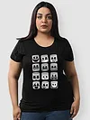 Marshmello Moods Women Plus Size T-shirt