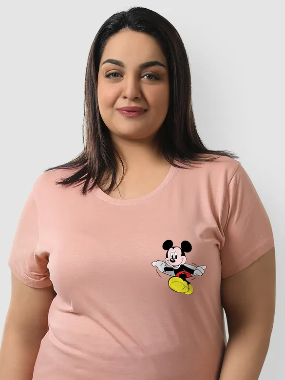 Mickey Mouse Women Plus Size T-shirt