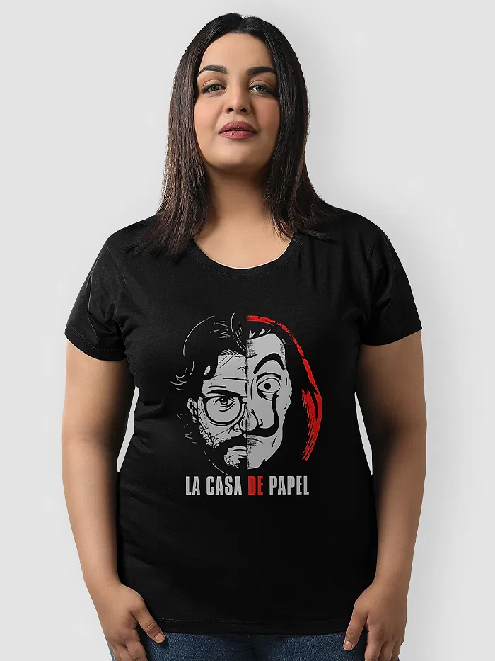 Money Heist: Professor Women Plus Size T-shirt