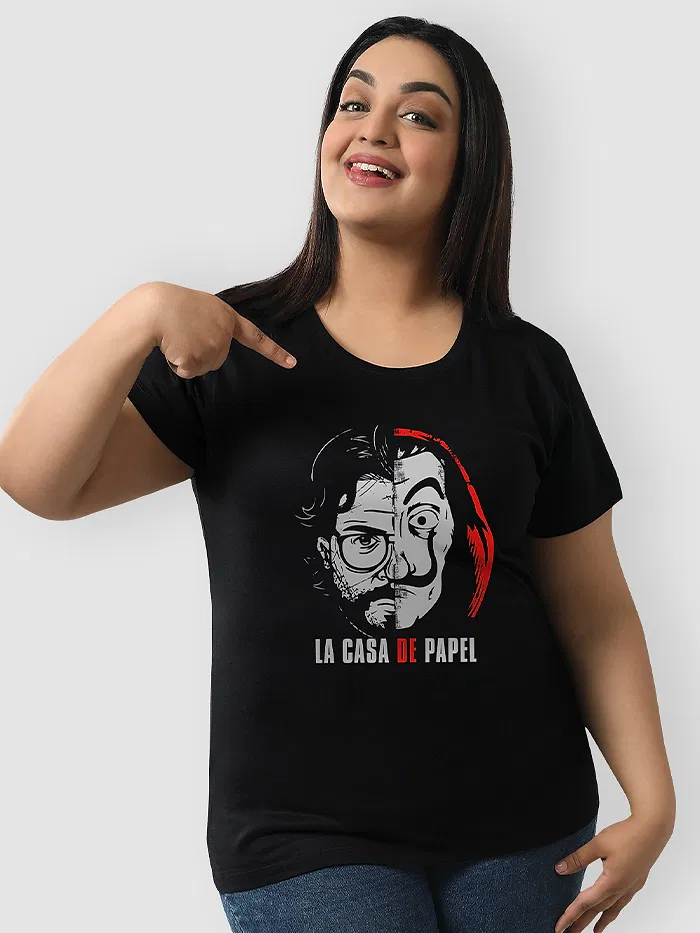 Money Heist: Professor Women Plus Size T-shirt
