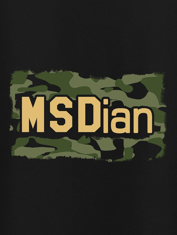 Msdian Camouflage Women Plus Size T-shirt