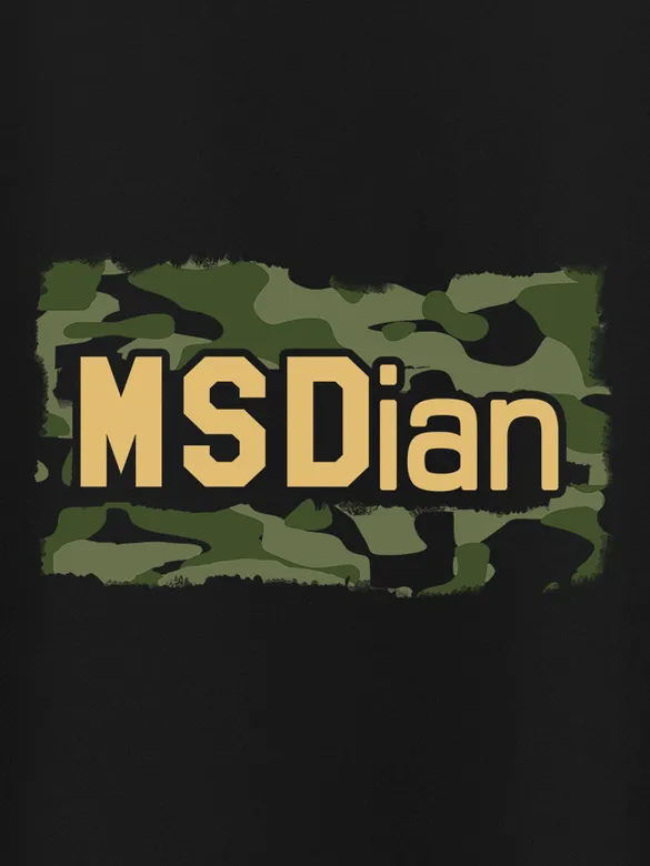 Msdian Camouflage Women Plus Size T-shirt