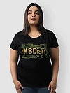 Msdian Camouflage Women Plus Size T-shirt