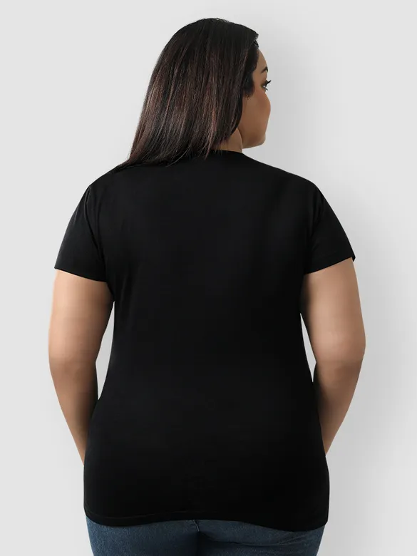 Music Panda Women Plus Size T-shirt