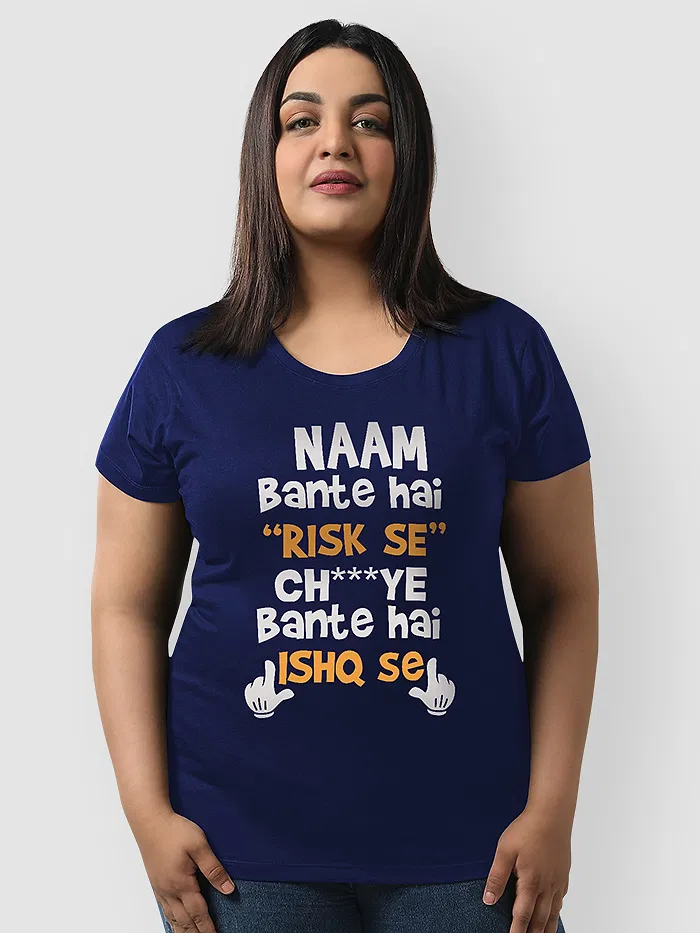 Naam Bante Hai Women Plus Size T-shirt