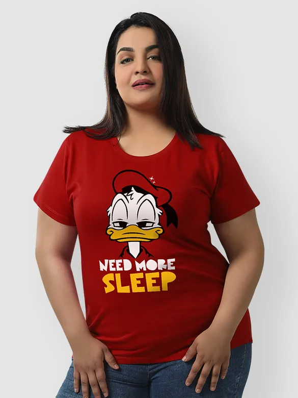 Need More Sleep Women Plus Size T-shirt