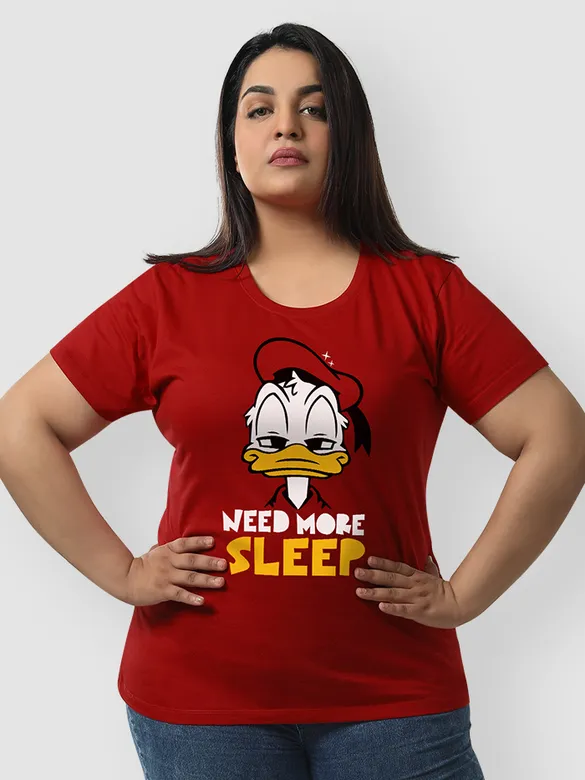 Need More Sleep Women Plus Size T-shirt