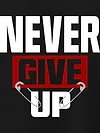 Never Give Up Plus Size Women T-shirts