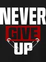 Never Give Up Plus Size Women T-shirts