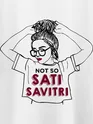 Not So Sati Savitri Plus Size Women T-shirts