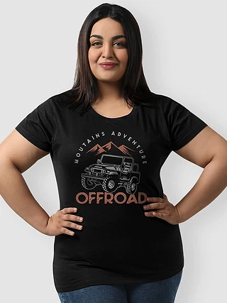 Off Road Women Plus Size T-shirt