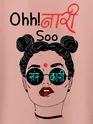 Ohh Naari Sanskari Women Plus Size T-shirt