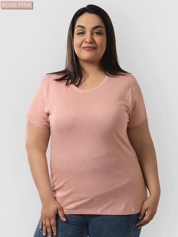 Pick Any 3- Womens Plus Size Plain T-shirt Combos