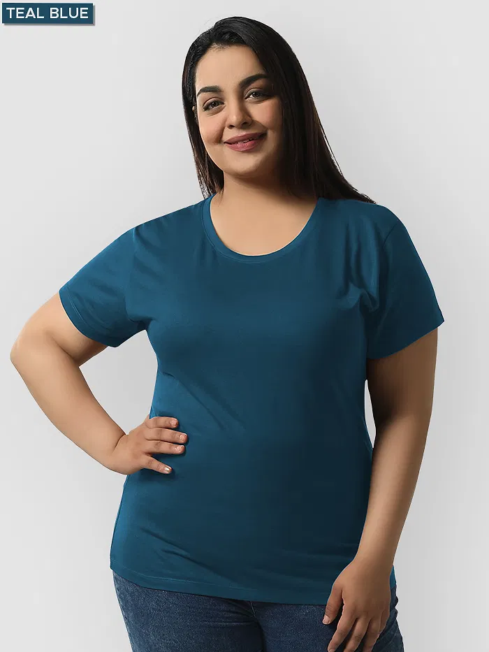 Pick Any 2- Womens Plus Size Plain T-shirt Combos