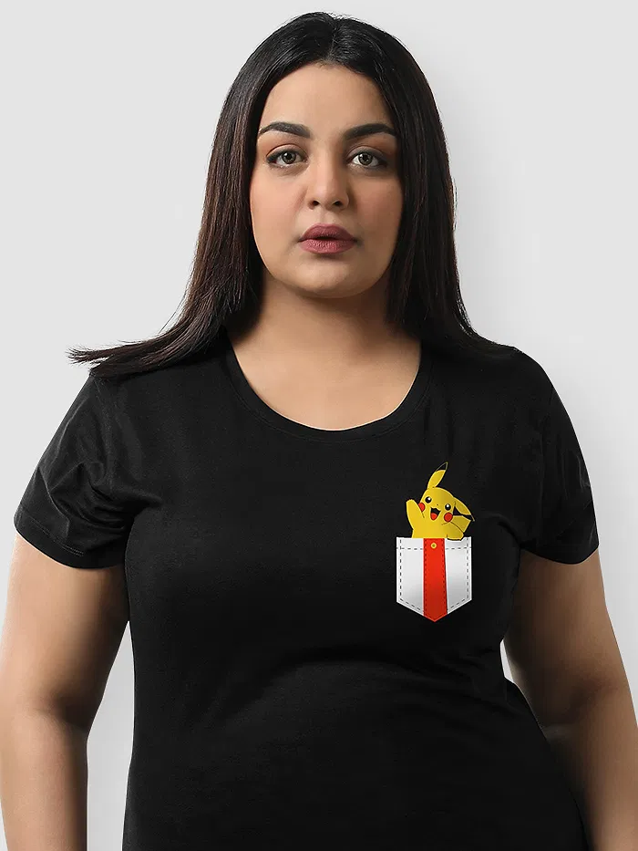 Pikachu Beach womens plus size t shirts