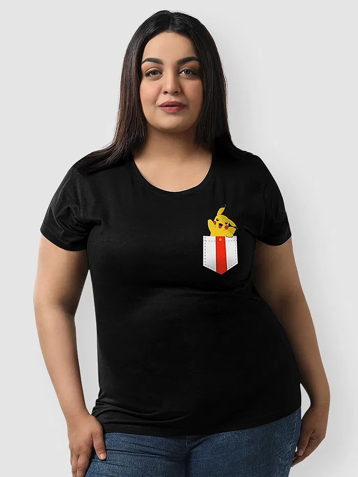 Pikachu Beach Women Plus Size T-shirt