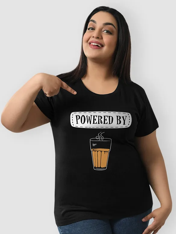 Powered by Chai Women Plus Size T-shirt