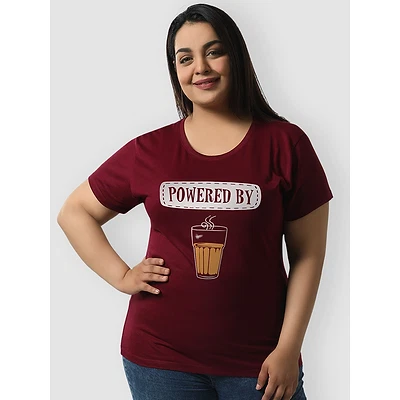 Powered by Chai Women Plus Size T-shirt