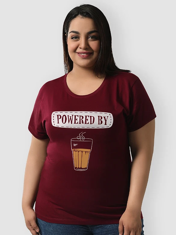 Powered by Chai Women Plus Size T-shirt