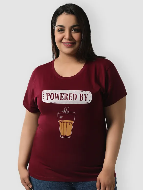 Powered by Chai Women Plus Size T-shirt