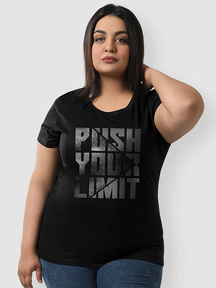 Push Your Limit Women Plus Size T-shirt