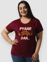 Pyar Chai Daa Plus Size Women T-shirt