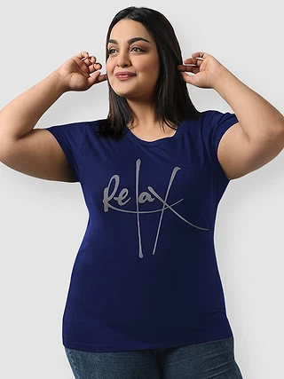 Relax Women Plus Size T-shirt,
