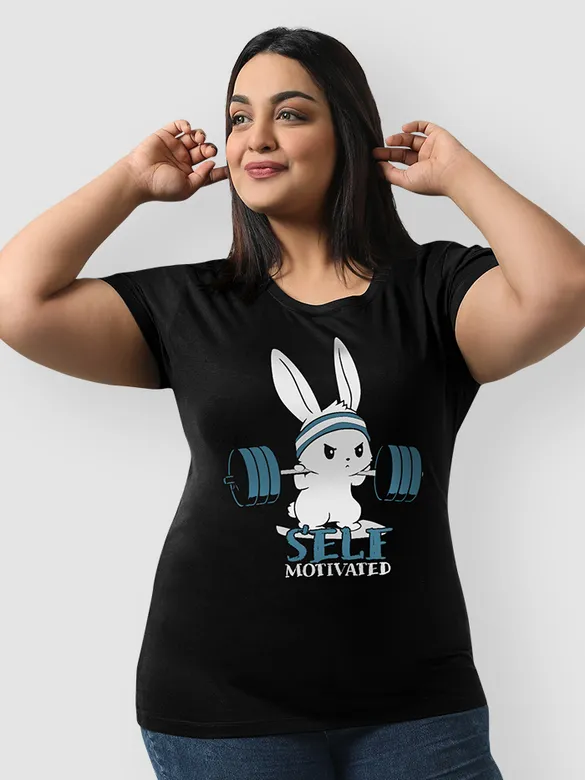 Self Motivated Women Plus Size T-shirt